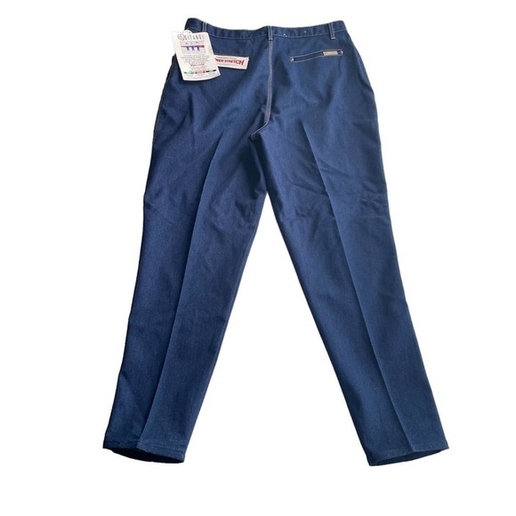 Vintage Gitano Denim Jeans Blue Size 20L Size 12 High waist 80s retro stretch - Picture 10 of 11